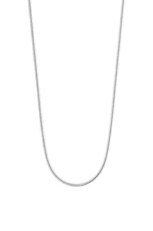 Classic Snake Chain Necklace – Stainless Steel & 18K Gold PVD Plated