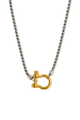 Mariner Charm Necklace – Gold & Silver Mixed Metal Coastal Necklace
