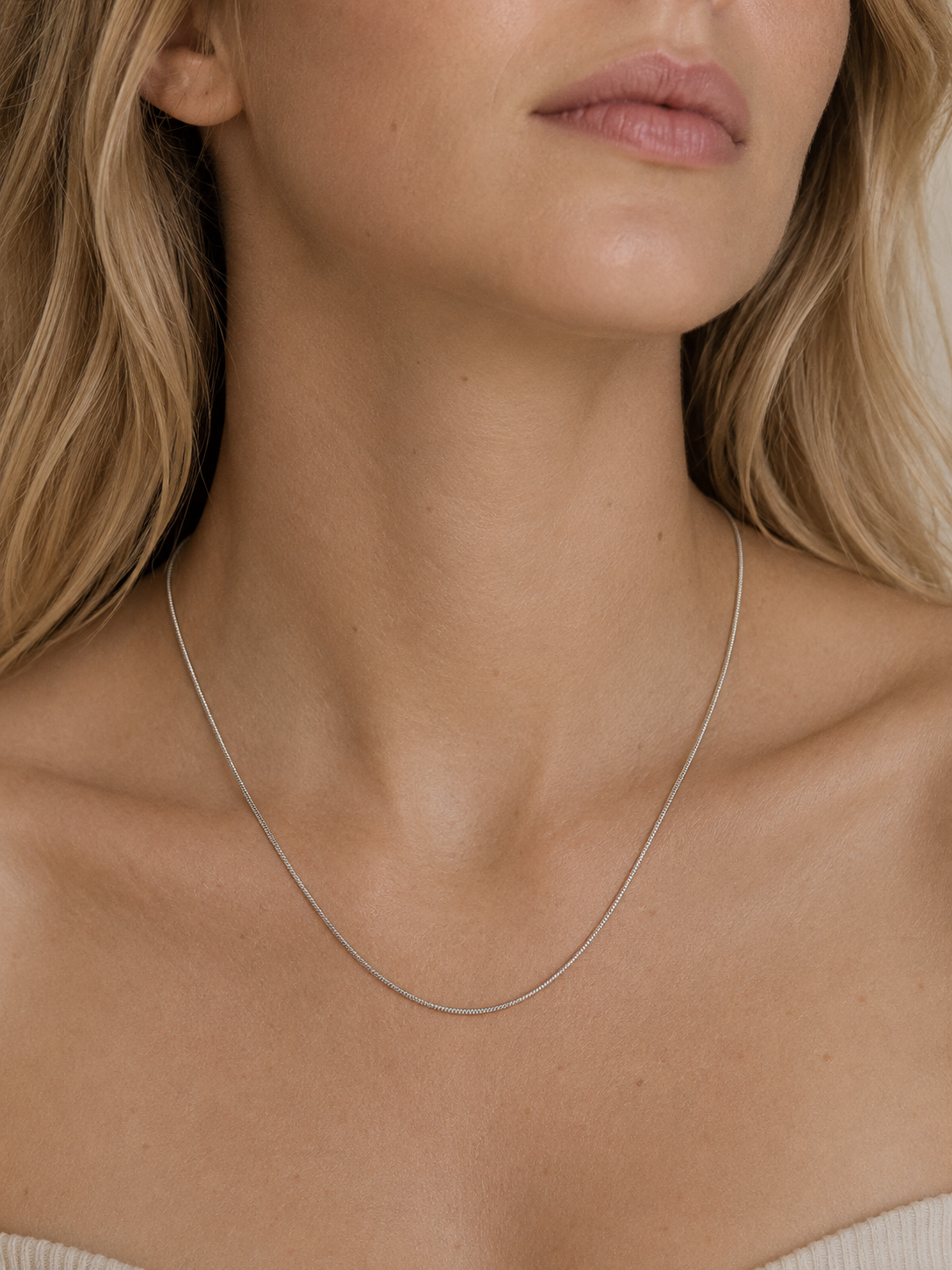 Classic Snake Chain Necklace – Stainless Steel & 18K Gold PVD Plated