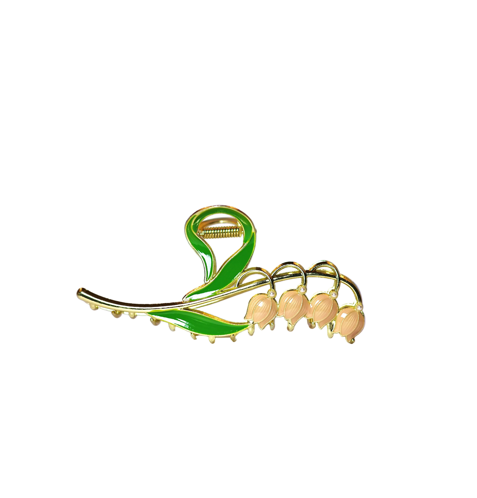 Bloom Collection Metal Claw Clip | Gold Floral Hair Claw | Botanical Claw Clip | Aesthetic Everyday Hair Accessory | 12 Styles