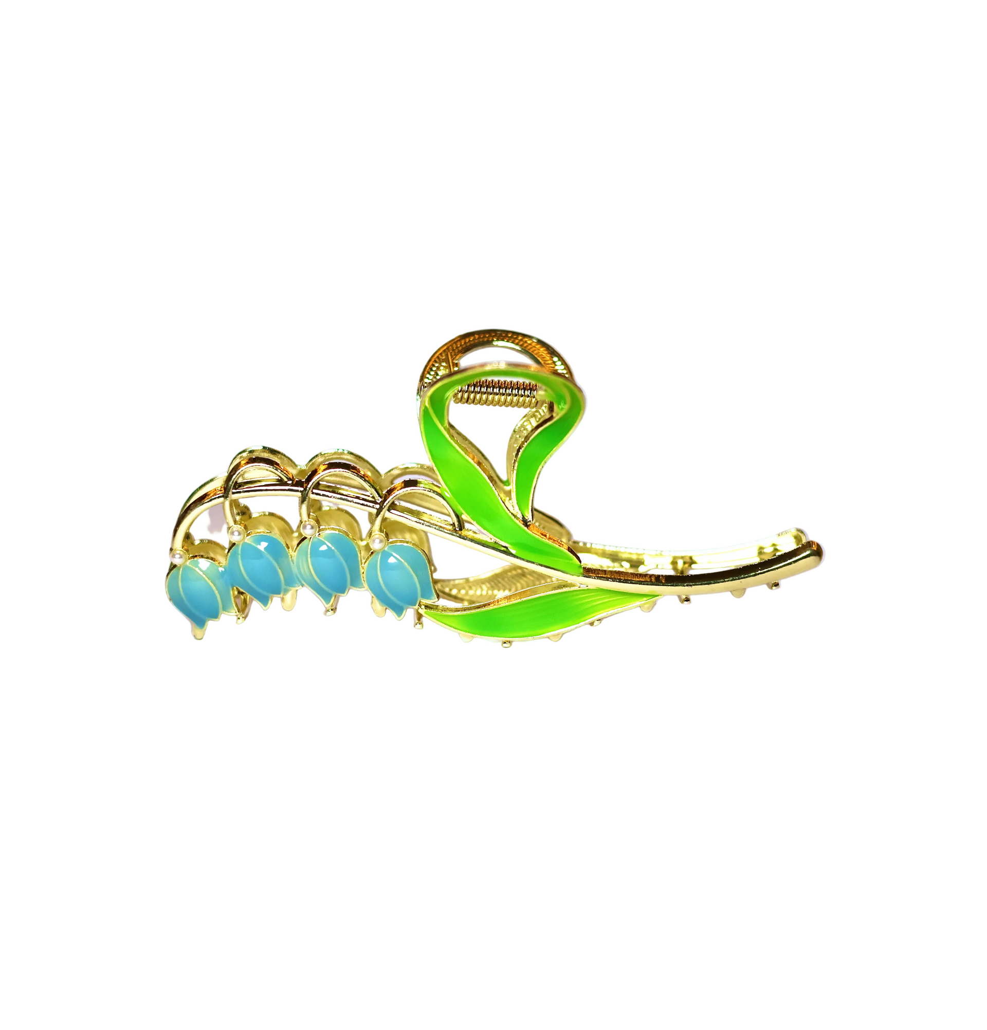 Bloom Collection Metal Claw Clip | Gold Floral Hair Claw | Botanical Claw Clip | Aesthetic Everyday Hair Accessory | 12 Styles