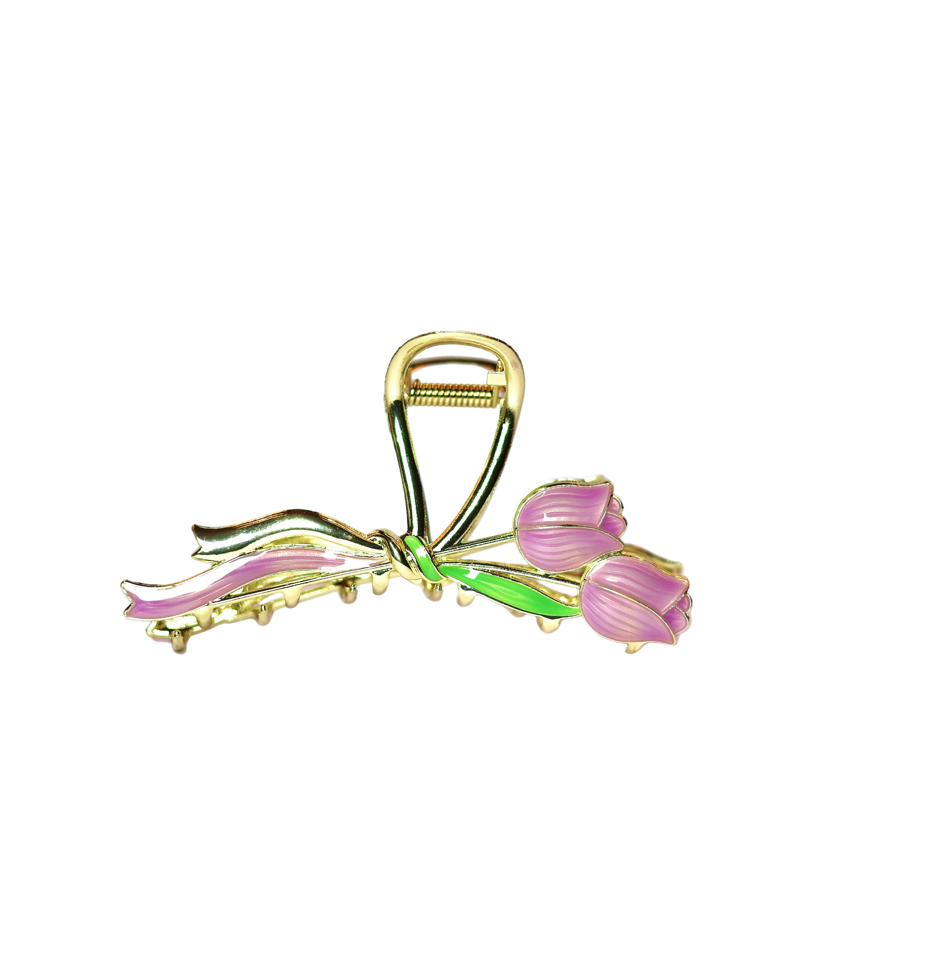 Bloom Collection Metal Claw Clip | Gold Floral Hair Claw | Botanical Claw Clip | Aesthetic Everyday Hair Accessory | 12 Styles