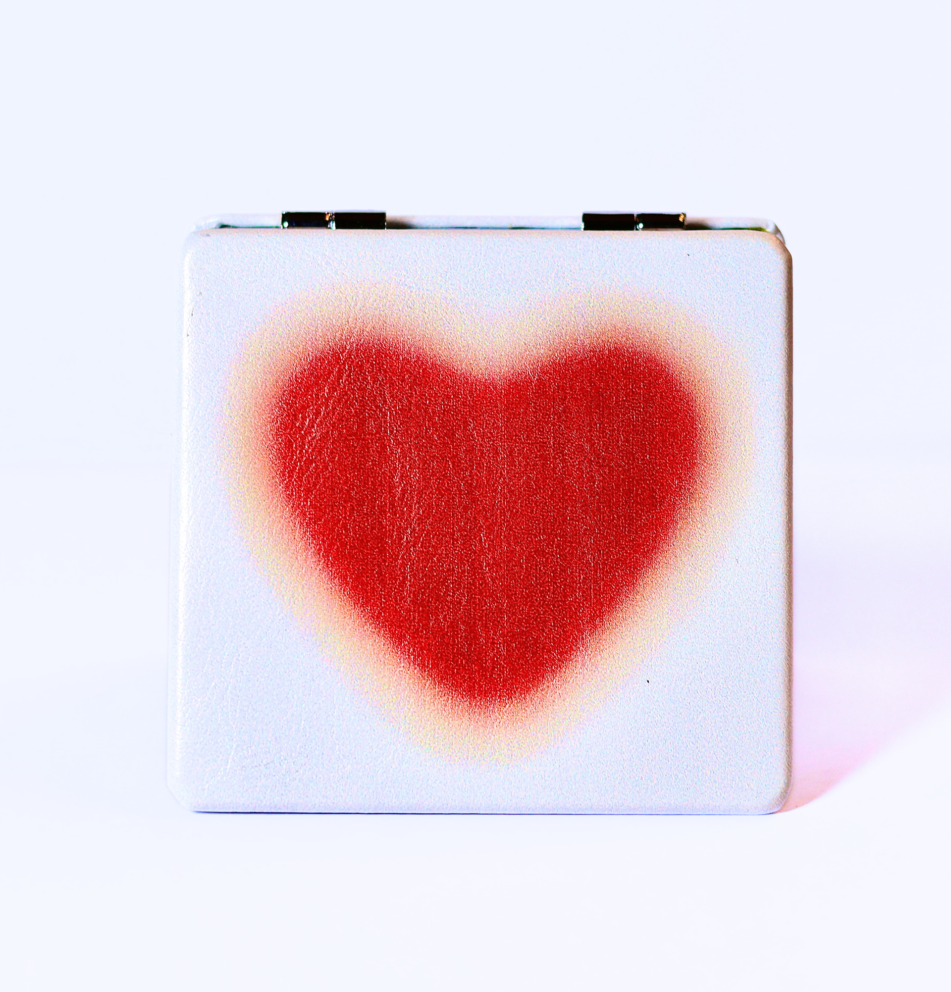 Sweet Cherry Compact Mirror | Cute Coquette Foldable Pocket Mirror | Cherry Print PU Leather | Aesthetic Gift for Her | Handbag Essential